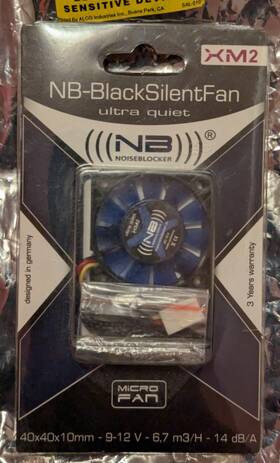 Itr-xm-2 Noiseblocker Black Silent Xm-2 40mm Computer Case / Cpu Fan