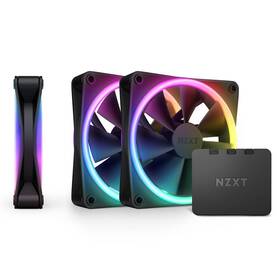 F120 Nzxt 056547200897 Rgb Duo Triple Pack - 3 X 120mm Dual-sided Fans With Controller