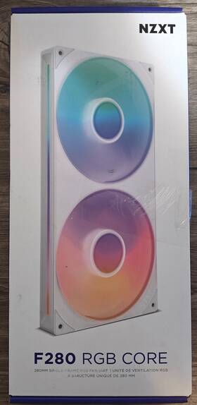 F280 Nzxt 056547204420 Rgb Core 280mm Single-frame Fan Unit With 2 X 140mm