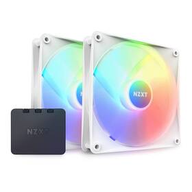 F140 Nzxt 810074843096 Rgb Core Twin Pack - 2 X 140mm Hub-mounted Fans With Contro