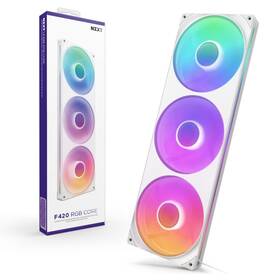 Nzxt B0dlwdjxr8 F420 Rgb Core - 420mm Single-frame Fan Unit 3 X 140mm Fans Speed