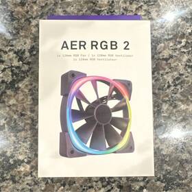 Nzxt Bo7gh5svr Aer Rgb 2 120mm Multicolor Case Fan Fluid Bearing 4-pin 52.44cfm