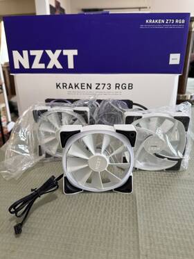 Hf-2810-fp Nzxt F120 Rgb 120mm Case Fan - Matte White 3-pack