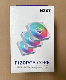 Rf-c12tf-w1 Nzxt F120 Rgb Core Triple Pack - 3 X 120mm Hub-mounted Fans With Controller