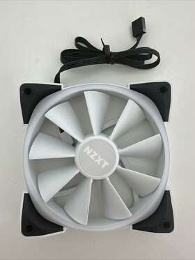 Rf-d12sf-w1 Nzxt F120 Rgb Aer 120mm Case Fan - White