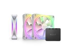 Rf-d12tf-w1 Nzxt F120rgb Duo - 120mm Dual-sided Rgb Fan Triple Pack White With
