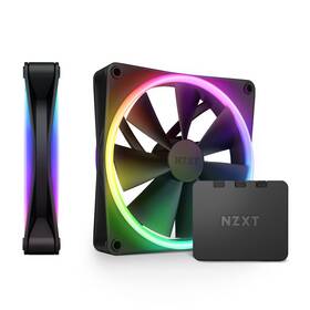 Rf-d14df-b1 Nzxt F140 Rgb Duo Twin Pack - 2 X 140mm Dual-sided Fans With Controller