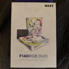 Rf-d14df-w1 Nzxt - F140 Duo Rgb 140mm Computer Case Fan With Controller And Fluid Dyn