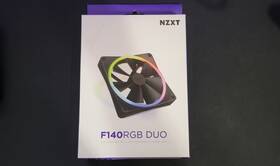 Rf-d14sf-b1 Nzxt F140 Rgb Duo - 140mm Dual-sided Fan Black