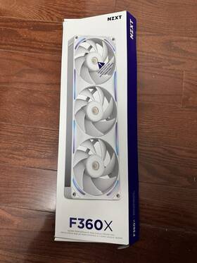 Rf-u36pn-w1 Nzxt - Nzxt-f360x Performance Fan 360mm Single-frame Case With 3 X 120mm