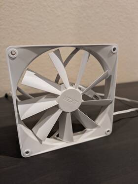 Rf-q14cr-w1 Nzxt Rfq14crw1 F140q 140mm Case Fan - White Non-rgb