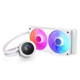Rl-kr240-w2 Nzxt - Kraken Plus Rgb 240mm Radiator Cpu Liquid Cooler 1 X F240 Core Si