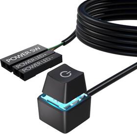 Odps-01b Oddtone Pc Power Button Desktop External Led Switch On/off 65 Inch P