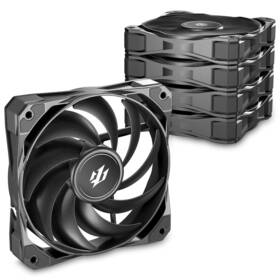 Okicf-c-120254pn-bb5 Okinos 5 Packs 120mm High Performance Pwm Pc Case Fan 2000 Rpm 75.27 Cfm Fdb-bearing