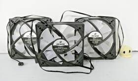 Okicf-h-120254p3p Okinos Lot Of 3 Hurricane 12 Pc Case Fans 12v