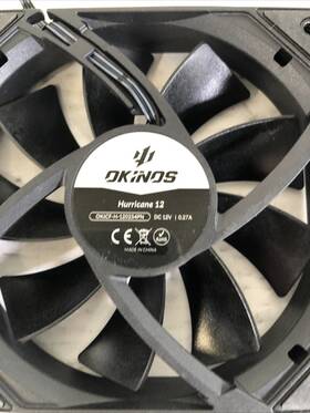 Okinos Okicfh120254pn 2 Hurricane 12 Pwm Fan 120mm Black 4 Pin Okicf-h-120254pn