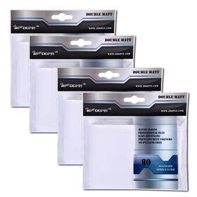 Mcs-001wt-s Oopin Zoopin Double Matte Card Sleeves White 320pcs -pack
