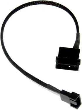 8541605787 Opsfalcon 2 Pack 4-pin Actual 2-pin Molex To 3 Pin 12v Pc Case Fan Power Black