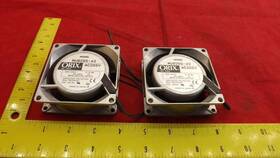 Mu825s-43 Orix Lot Of 2 Ac Fans 200/200 V 9.5/8 W T21504