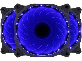12025srgbblu Pano-mounts 120mm Computer Pc Blue Led Case Fan Quiet 12v 3pin Gaming Cooler