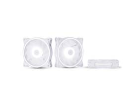 12025srgbwhi Pano-mounts 120mm Computer Pc Cooling Fan White Led Game Case Cooler Quiet 12v
