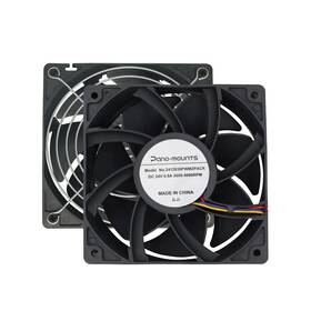 2412038pwm Pano-mounts 2-pack 24v Dc 120mm High Cfm 12038 X 38mm 4.72inch 0.8a Speed Dual