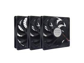 24v12025db2510 Pano-mounts 3-pack 120mm 24v Dc High Airflow Computer Pc Case Fan 120x120x25mm 3pin 4.72inch