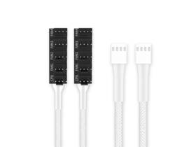 Pano-mounts 795847618128 Pwm Fan Hub Cable 4pin Computer Cpu Case White Splitter 5 Port 1