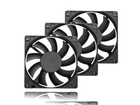 8015 Pano-mounts 8015pwm3pack 80mm Slim Quiet Computer Case Fan 12v 4pin Pwm Silent Pc Fans For