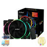 Pc-3m120 Pc-m120 Pccooler Fan Moonlight Series Rgb Led Computer Case Pwm