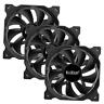 Dn-120 Pccooler 120mm Case Fan 3 Pack Dark Night Series High Performance