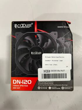 Pccooler 940526105466 Pc Cooler 120mm Case Fan 2pk