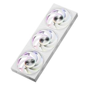 X120 Pccooler 940526108191 White 3-pack 120mm Fan F7 Argb Triple-sided Infinite Mirror Effect