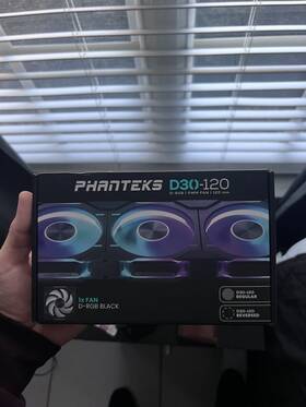 Ph-f120d30-drgb-pwm-bk01 Phanteks D30-120 Drgb Pwm Fan Regular Airflow Model Premium D-rgb Performance