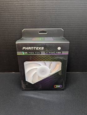 Ph-f140sk Phanteks Drgb Pwm Wt01 3p Sk140 Fan D-rgb 140mm Case Fans - White 3-pack Sealed