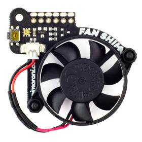 Pim461 Pimoroni Fan Shim For Raspberry Pi 30mm No-solder Cpu With Rgb
