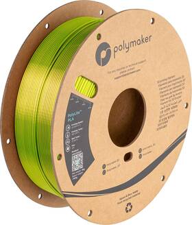 Pa03022 Polymaker Dual Color Silk Pla Filament 1.75mm Lime-magenta Coextrusion Shiny