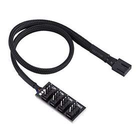 Pomya 707300159048 Pwm Fan Hub 4-pin Computer Cpu/case Power Multi Splitter Connector Cable