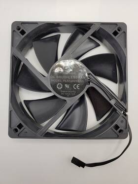 Pla12025s12l Power Logic Case Fan 571225057446 Dc Brushless 120mm Model 12v - 2-pack Lot