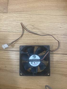 Pla08025s12hh-1-lv Power Logic Pla08025s12hh1lv Dc Cooling Fan Used Untested For Parts Or Repair