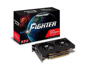 4gbd6-dh Powercolor 6500xt 4gbd6-dh/oc Fighter Amd Radeon Rx 6500 Xt Gaming Graphics Card With 4gb Gddr6