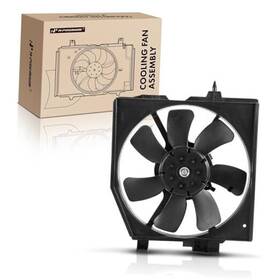 Premiumpartswhosale Aptf0696 Right Engine Radiator Cooling Fan Assembly Compatible With Select Mazda