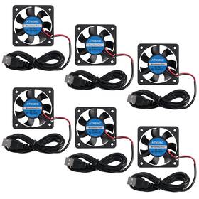 Qc19017 Qccan 6pcs Dc 5v 50mm Fan Usb Brushless Cooling 5010 Speed 4200 Rpm