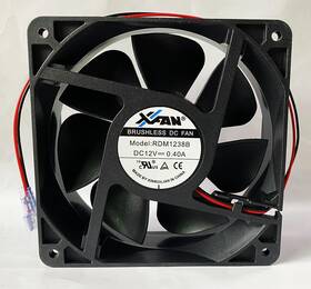 Rdm1238b Qideyipe 768351703390 Refrigerator External Dc Fan For Dc12v 0.40a 12cm 12038 2-w