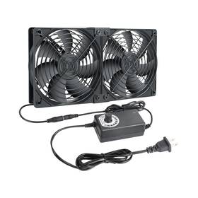 Qyn2x1225bsp Qirssyn 2 X 120mm 240mm Computer Fan With Ac Plug 110v - 240v Powered Va