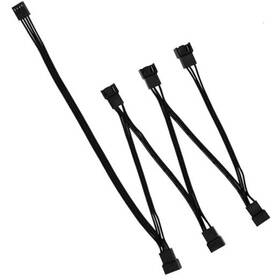 Chuanxxiancp1-6 Qjzxuezhen Pwm Fan Hub Stringing Pc Cpu Cooling 4 Pin/3 Pin Power Cable Splitter