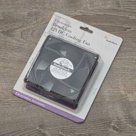 273-0238 Radioshack New 12v Dc Brushless Cooling Fan 120mm 85cfm Vintage Nip Nib