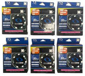 Rf-8025-ac Raidmax Lot Of 6 Pc Tower Cooling Fan Ac 115v 80mm Gaming Case Computer