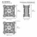 Ai-mpf80a2 Rc345 Ac Infinity Multifan S5 Quiet Dual Usb Fan For Receiver Dvr Playstation 854759004334