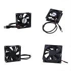 Rdn056172016 Black Usb Power Silent Computer Cooling Fan For 753940231903